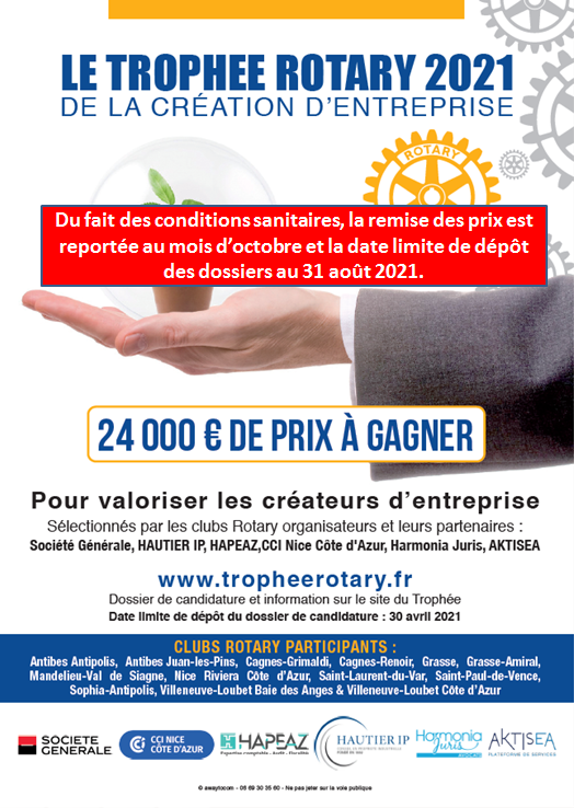 Trophée rotary 2021