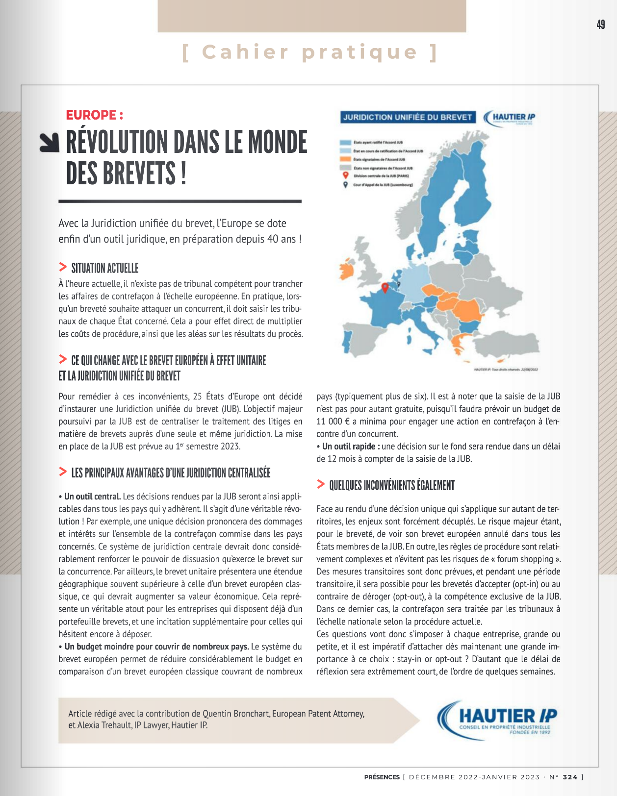 Europe : révolution dans le monde des brevets !